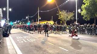 Bideford Massed Pipes and Drums 2024 [upl. by Ankney]