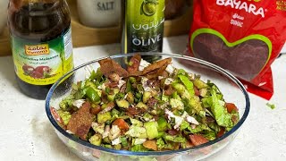 Fattoush Salad recipe Lebanese salad [upl. by Chara]