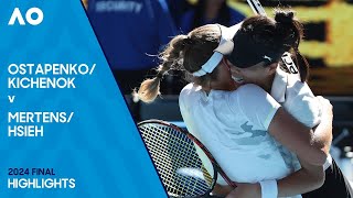 Jeļena OstapenkoLyudmyla Kichenok vs Hsieh SuweiElise Mertens  Australian Open  Final [upl. by Ytsur]