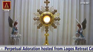 PERPETUAL ADORATION  Live From  Logos Retreat Centre Bangalore [upl. by Materi]