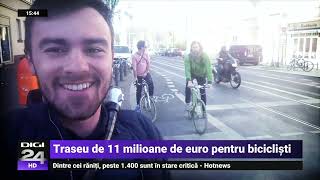 Sibiul investește în mobilitatea „verde” traseu de 11 milioane de euro pentru bicicliști [upl. by Seldon]