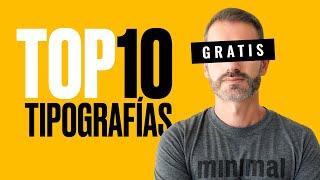 🔥 TOP TIPOGRAFÍAS y FUENTES GRATIS para diseño gráfico  Marco Creativo [upl. by Harmonia]