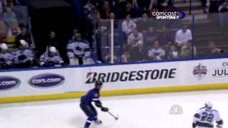 MarcEdouard Vlasic owngoal in Game 2 Puck Daddy [upl. by Matheny]