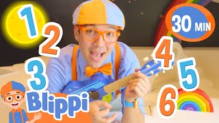 Learn Numbers With Blippi 🔢  Blippi Music Video 🎵  Community Corner 🌸 Kids Sing and Play [upl. by Winter968]