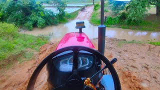 Tractor driving in rain [upl. by Blumenthal]