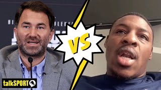 MALICIOUS amp HURTFUL Dan Azeez HITS BACK at Eddie Hearn for questioning why Buatsi fight postponed [upl. by Nicky]