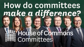 How do committees make a difference  Commons Committees [upl. by Hilarius]