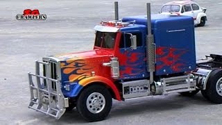 Tamiya 114 Semi trucks Scania R620 MAN TGX 6x4 King Hauler Optimus Prime Sound Unit Part 1 [upl. by Cogan]