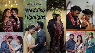 Wedding Highlight  Nagercoil CSI Christian Wedding  Beni amp Remi  12  12 2022 [upl. by Jaan224]