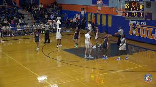 Malverne Mules vs Manhasset High School Boys Basketball [upl. by Averill]