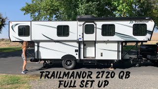 TrailManor 2720 QB Full Set Up It’s Amazing [upl. by Hafirahs]