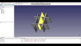 FreeCAD laser cut interlocking module  Crosspiece tool [upl. by Acimehs]