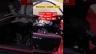 top speed 2024 CBR250RR quotSTOCKquot Tak cut off lagi woii  shorts hondacbr250rr motovlog [upl. by Anikahs284]