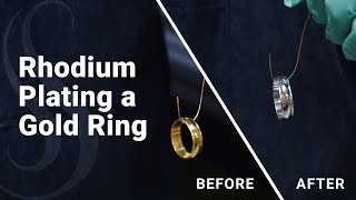 HowTo Rhodium Plate a Ring [upl. by Ahsiad]