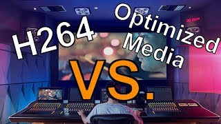 H264 VS Optimized Media Showcase [upl. by Nara231]