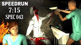 SPECIMEN ZERO Speedrun With Spec 043 in Lab [upl. by Kerin756]