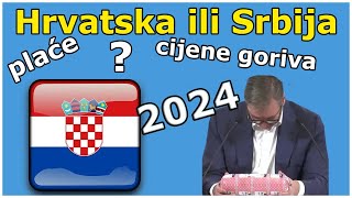 Hrvatska ili Srbija   Plaće  Cijene Goriva  Hrane i Ostalo [upl. by Yniattirb]