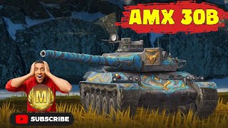 AMX 30B🔴WOT BLITZ🔴7100 DAMAGE🔴ACE TANKER🔴WOTB GAMEPLAY🔴WORLD OF TANKS BLITZ BEST REPLAYS [upl. by Madison]