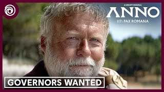 Anno 117 Pax Romana  Live Action Teaser Governors Wanted  Ubisoft Forward [upl. by Hareehat]