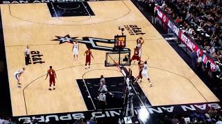 Spurs vs Cavs ATampT CenterThe quotSpurs Experiencequot [upl. by Malinin655]