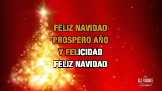 Feliz Navidad  José Feliciano  Karaoke with Lyrics [upl. by Sivad919]