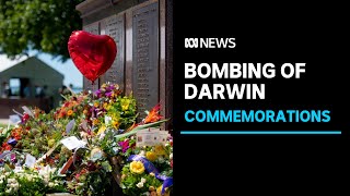 Bombing of Darwin 80th Anniversary commemorations  ABC News [upl. by Nial]