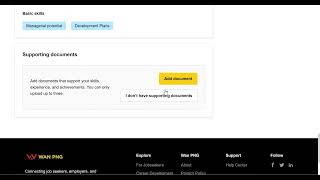 WanPNG Job Seeker Account and Profile Management [upl. by Steck]