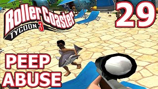 Peep Abuse RollerCoaster Tycoon 3  Part 29  ANIMAL PIT [upl. by Icart806]