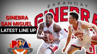 GINEBRA LATEST Line Up 2023 PBA Commissioners Cup Update PBA UPDATE 2023 [upl. by Harsho]