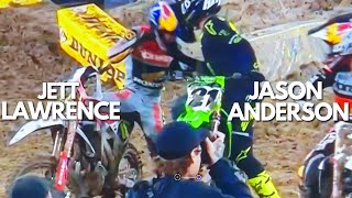 JETT LAWRENCE AND JASON ANDERSON FIGHT [upl. by Mordy]