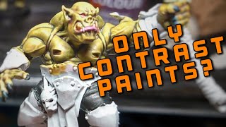 How To Paint Ironjawz Orruk Skin With Contrast Paints Contrast Paint Challenge 用對比漆畫Ironjawz獸人的皮膚。 [upl. by Nylleoj]