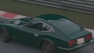 Nissan Fairlady Z 432 69 Almost Perfect Vintage Drive at Nürburgring [upl. by Ahsiei274]