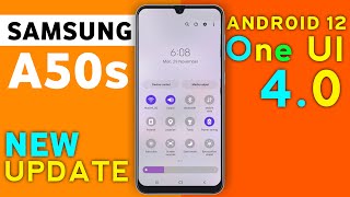 Samsung Galaxy A50s One UI 40 Android 12 Update  Samsung A50s New Update Android 12 SamsungA50s [upl. by Shriver]