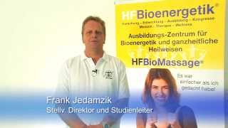 Frank Jedamzik über die HF Bioenergetische Massage [upl. by Sikleb]