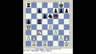 Tarrasch Siegbert vs Berger Johann Nepomuk  DSB 6 Kongress Chess 1889 Breslau Germany [upl. by Leroj]