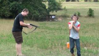 10 Gauge Shotgun VS 12 Year Old Boy [upl. by Claude]