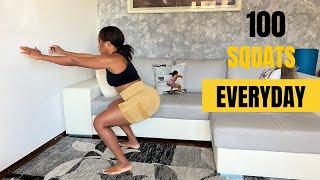 Do Squats 100 Times Every Days 🔥See What Happene To Your Body  Squats Challenge [upl. by Dahlia]