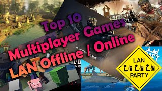 Top 10 Multiplayer Games  Lan Offline  Online  Low End and High End  Part 1 [upl. by Soalokin]