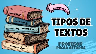 TIPOS DE TEXTOS  Narrativo descriptivo expositivo argumentativo e instructivo [upl. by Ladnyc425]