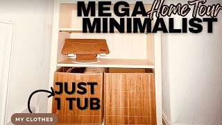 My MOST EXTREME MINIMALIST HOME TOUR YET [upl. by Koren912]