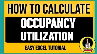 Occupancy formula in BPO  Utilization formula in BPO  Excel Tutorial [upl. by Nimrak]