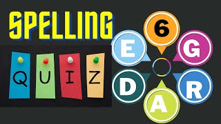 Grade 6 SpellingSpelling QuizEasy QuizLearning Vocabulary [upl. by Enileve]