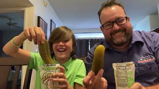 Dylan and I try Van Holten sour pickles [upl. by Watkin]