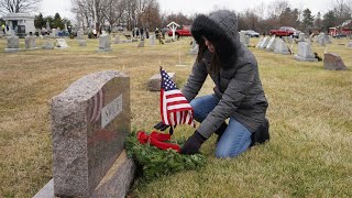 2022 Wreaths Across America Ceremony in New Albany Ohio [upl. by Enal]