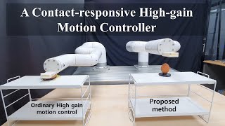 Contact responsive High gain Motion Controller and its Application to Admittance Control [upl. by Suirada498]