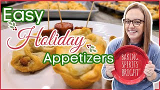 HOLIDAY APPETIZERS EASY CHRISTMAS RECIPES [upl. by Stearne]