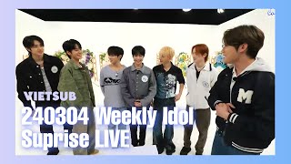 VIETSUB 240304 Weekly Idol LIVE with TEMPEST [upl. by Sivram]