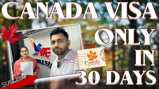 Canada 🇨🇦 Visa Multiple Entry in 30 Days only  Good Chances for Canada Now [upl. by Nagol263]