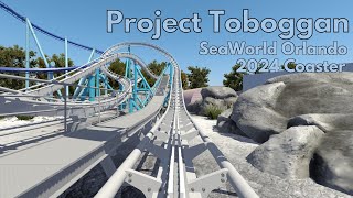 Penguin Trek  SeaWorld Orlando 2024 BampM Family Launched Roller Coaster POV [upl. by Grier649]