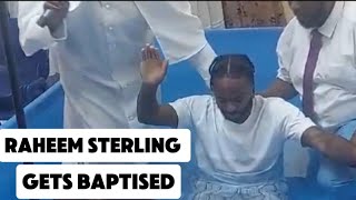 Raheem Sterling Baptised as a Christian in Jamaica 🇯🇲 church baptism  Caribbean [upl. by Doughty]